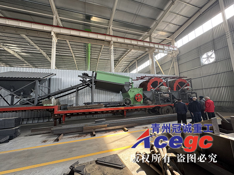 移動式破碎制砂洗砂機 移動式破碎制砂洗砂機